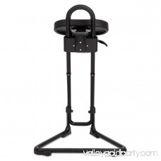 Alera Plus SS Series Sit/Stand Adjustable Stool, Black 555210209